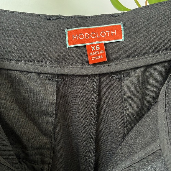 ModCloth high rise wide leg trousers - Picture 3 of 5